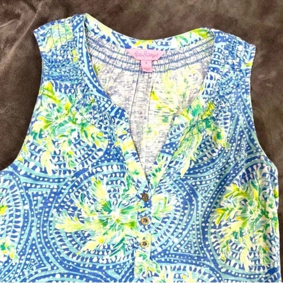 Lilly Pulitzer Bennett Blue Essie Dress - Picture 5 of 6